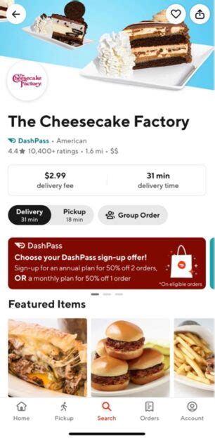 cheesecake factory order online.